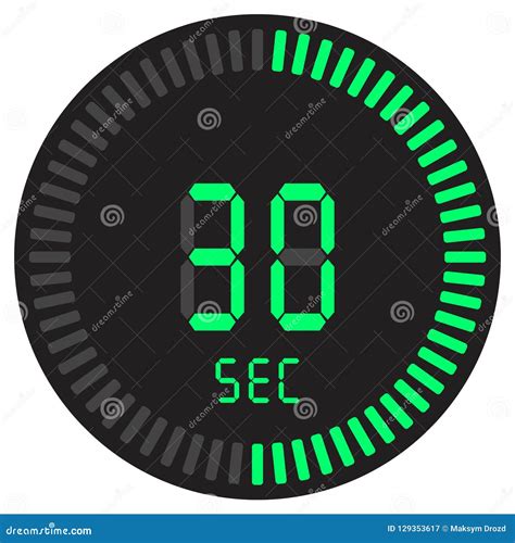 Der Digitale Timer 30 Sekunden Elektronische Stoppuhr Mit Einer ...