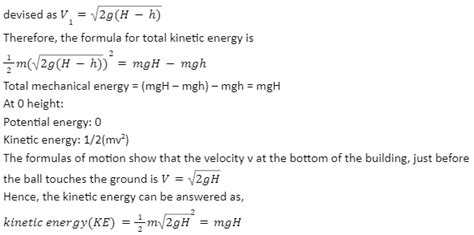 Conservation of mechanical energy