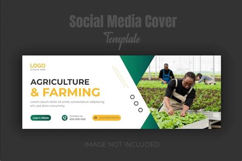 Premium Vector | Agriculture farming service facebook cover design ...