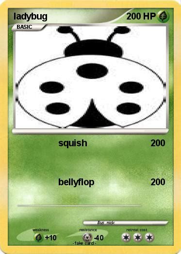 Pokémon ladybug 15 15 - squish - My Pokemon Card