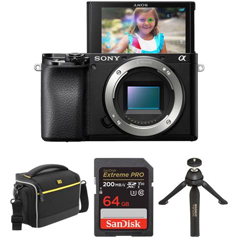 Sony a6100 Mirrorless Camera with Accessories Kit B&H Photo