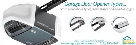 The Different Garage Door Opener Types | Advantages & Disadvantages