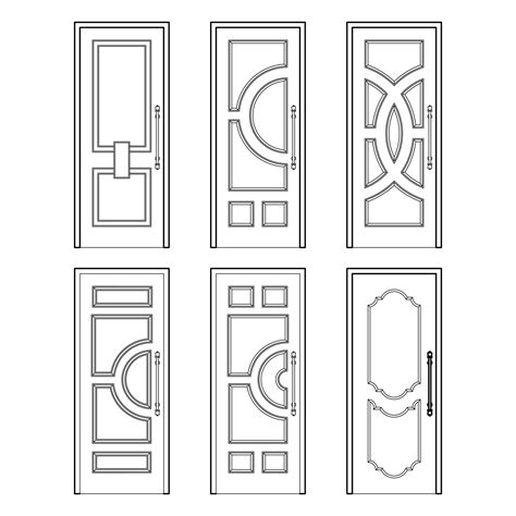 Collection interior doors, Technical Drawing. Classic interior doors ...