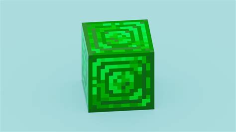 3D model Minecraft Emerald Block VR / AR / low-poly | CGTrader