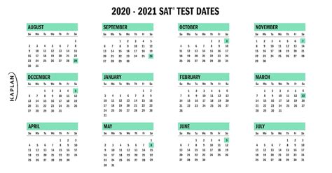 SAT Test Dates 2020 - 2021 | Kaplan Test Prep