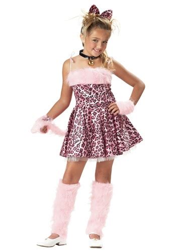 Girl's Pink Cat Costume