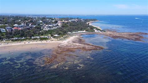 Drone Footage Of Brighton Beach In Melbourne Australia Free Stock Video ...