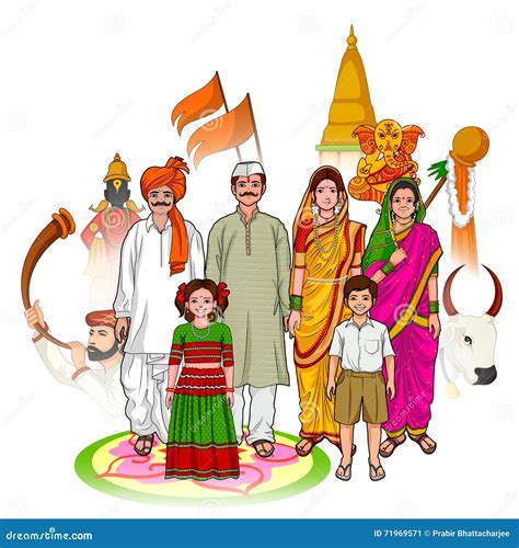 Maharashtra Culture Stock Illustrations – 2,160 Maharashtra Culture ...