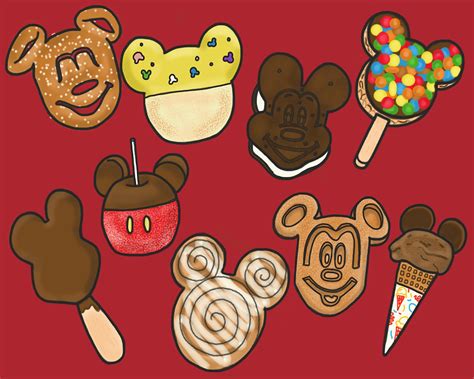 Mickey Shaped Food Disney Snacks Disney Art Mickey Apple | Etsy