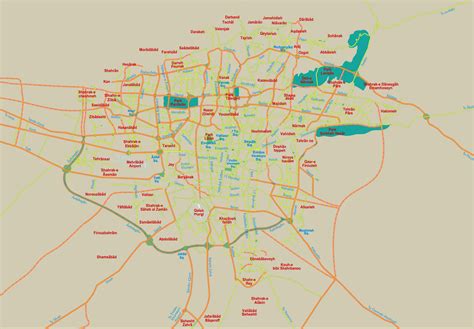 Tehran city detailed road map. Detailed road map of Tehran city | Vidiani.com | Maps of all ...