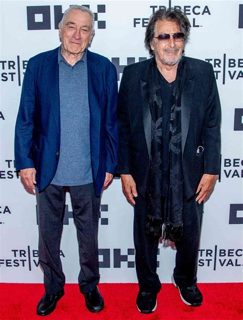 Robert De Niro and Al Pacino Have Godfather Reunion at Tribeca