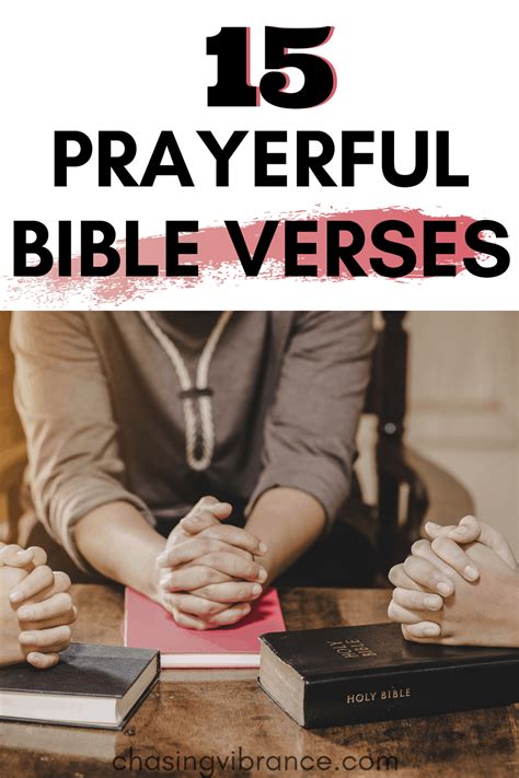 The Best 15 Bible Verses About Prayer - Chasing Vibrance