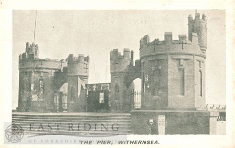 Pier entrance towers, Withernsea 1900 | East Riding Photos