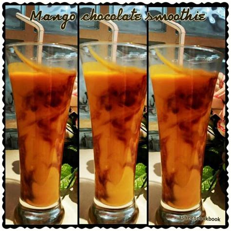 Mango chocolate smoothie Recipe | Ashee's CookBook