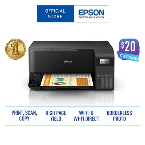 Epson EcoTank L3550 Wireless All-in-One Ink Tank A4 Printer - Print Scan Copy | Lazada Singapore