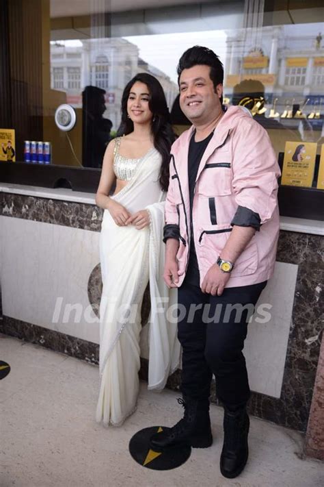 Janhvi Kapoor and Varun Sharma at the promotions of Roohi in Delhi Media