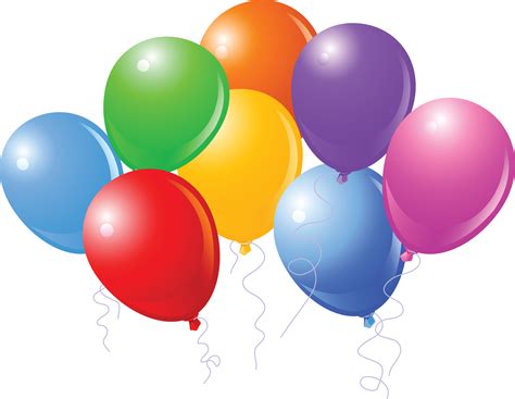 Birthday Balloons Transparent - ClipArt Best