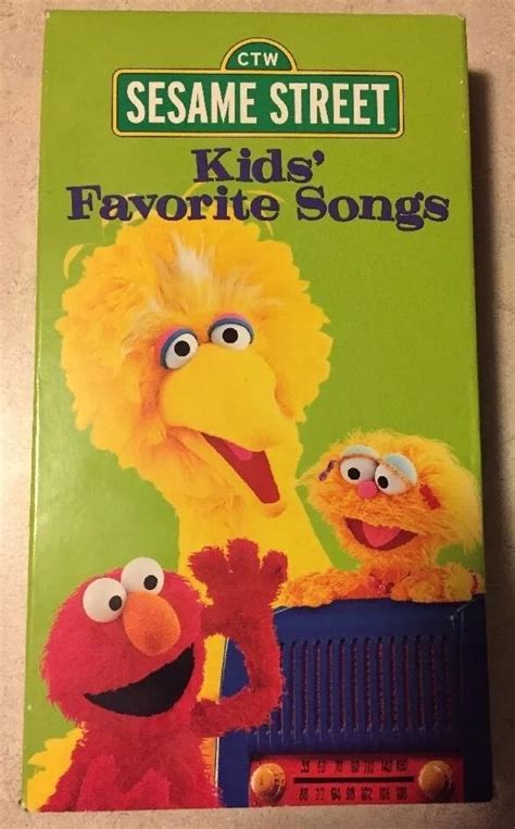 Sesame Street Kids Favorite Songs Vhs Picclick