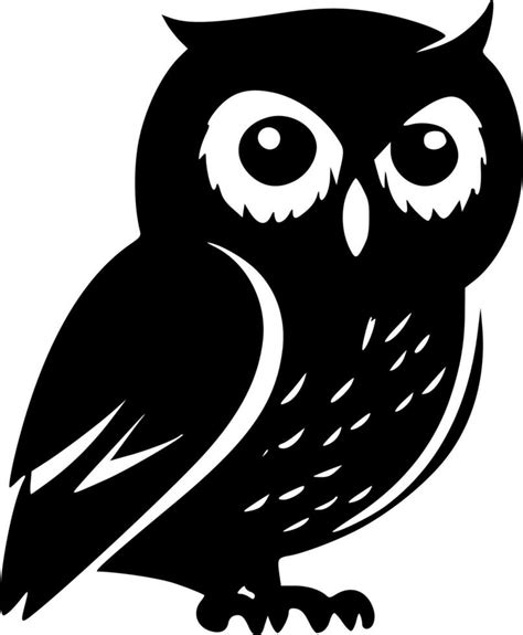 Owl - Minimalist and Flat Logo - Vector illustration 24147865 Vector Art at Vecteezy