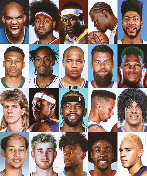 Digital artist Tyson Beck gives current NBA stars iconic old-school haircuts