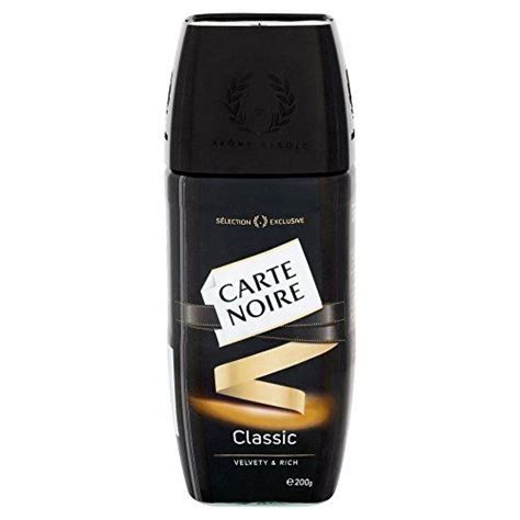 Carte Noire Classic Coffee (200g) | Carte noire coffee, Instant coffee, Freeze drying