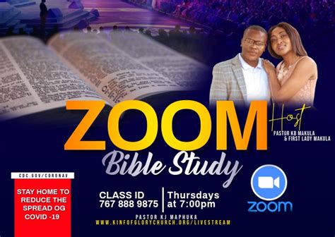 ZOOM BIBLE STUDY Template | PosterMyWall