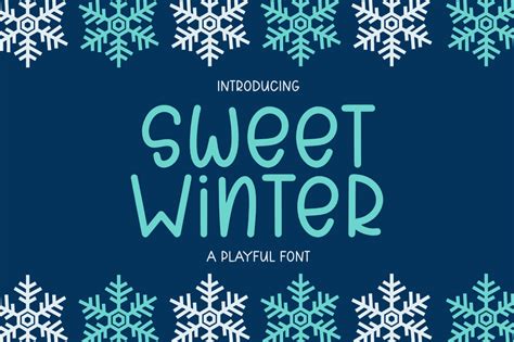 Sweet Winter - A Playful Font | Fontsera