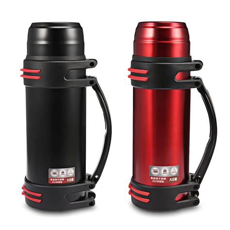 2L/1.2L Thermos Bottle Vacuum Flasks Insulated Thermoses Mug Stainless ...