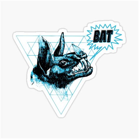 "BAT - What We Do In The Shadows" Sticker for Sale by AnalogDesigns | Redbubble