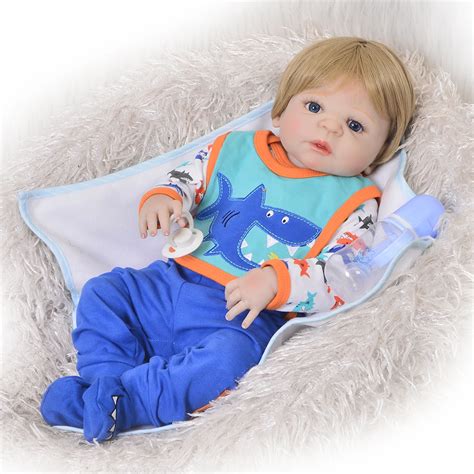 Aliexpress.com : Buy Newborn Doll Realistic 57 cm Full Silicone Baby ...