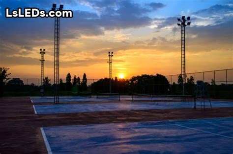 USTA tennis court lighting standards - Lsleds