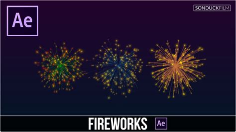 After Effects Tutorial: Create Fireworks with Trapcode Particular | SonduckFilm