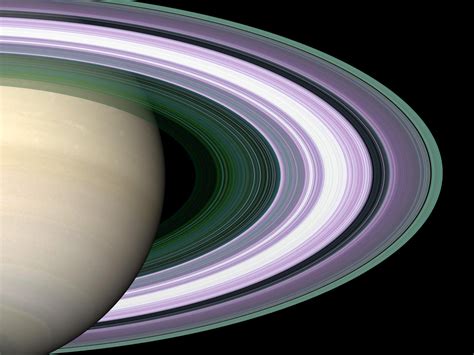 An astronomer's colorful animation shows how Saturn's disappearing rings act like a 'mini solar ...