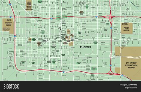 Downtown Phoenix Neighborhoods Map