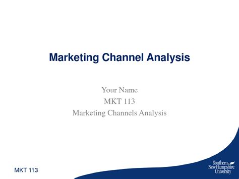 SOLUTION: Marketing Channel Analysis - Studypool