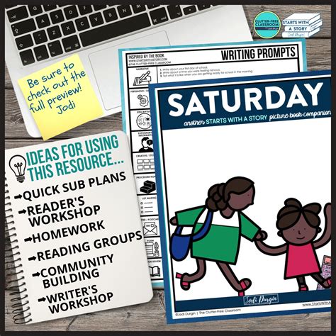 Saturday Activities and Lesson Plans for 2025 - Teaching with Jodi Durgin and Company