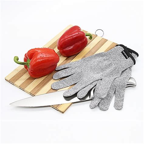 2019 Cut Resistant Gloves Kitchen Gloves With Food Grade Level 5 Hand ...