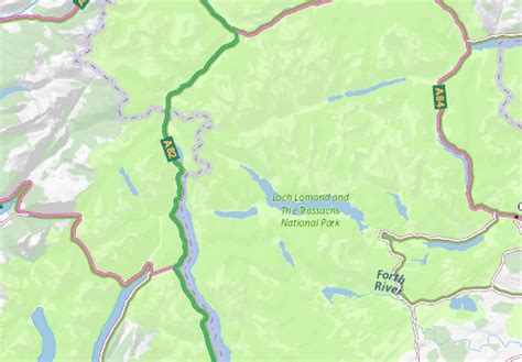 MICHELIN Loch Katrine map - ViaMichelin