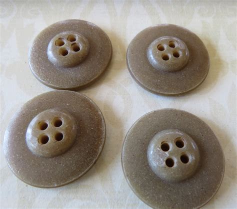 11 Vintage Coat Buttons 2 sets of 4 1-1/8 Brown | Etsy