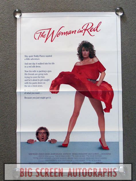 The Woman in Red one sheet poster | Big Screen Autographs