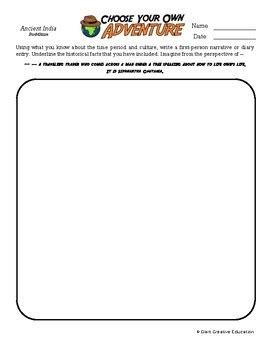 Ancient India Writing Prompts - Printable & Digital Activities | TPT