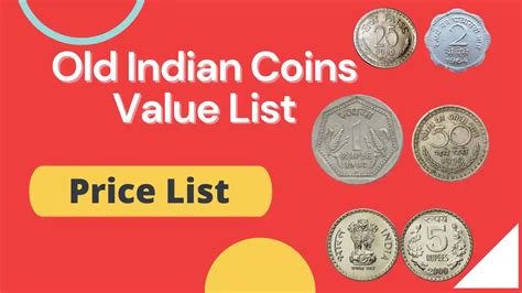 Old Indian Coins Value And List Price 2023 Indian Coin Mill, 48% OFF