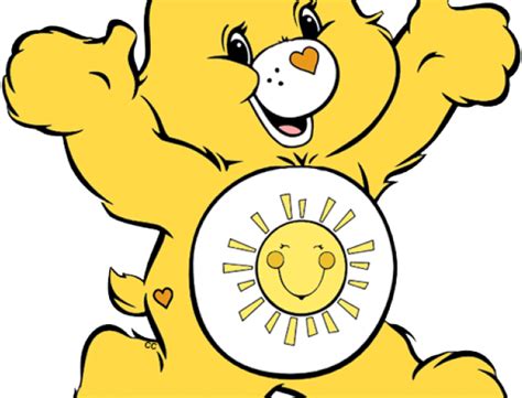 Yellow Care Bear Svg