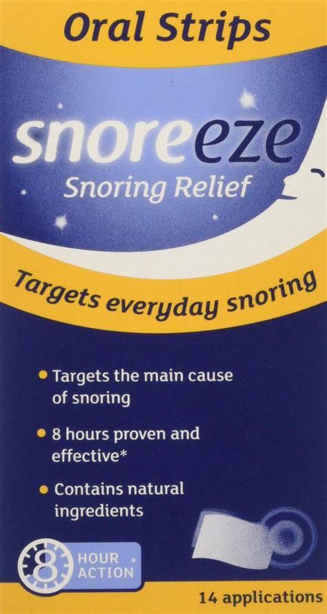 Snoreeze Oral Strips - Effective Snoring Relief | Buy Online