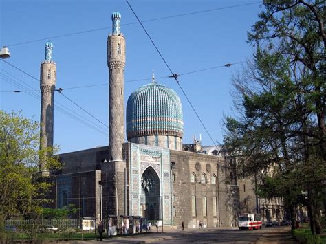 The Mosque in St Petersburg Russia