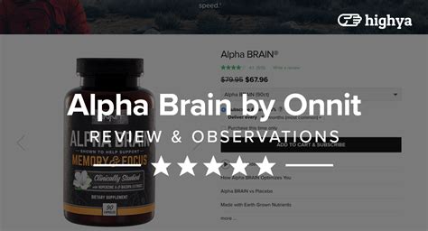 Alpha Brain Reviews: Does It Work for Cognitive Function?