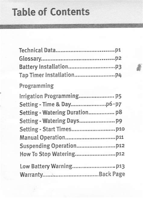 Aqua Systems Electronic Digital Tap Timer Instruction Manual – Find Thingy