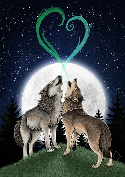 Wolf Song - Lyndsey Green Illustration