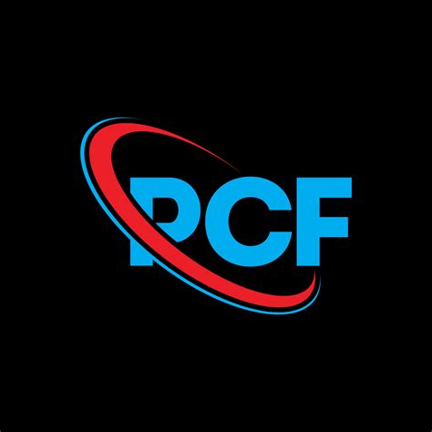 PCF logo. PCF letter. PCF letter logo design. Initials PCF logo linked with circle and uppercase ...