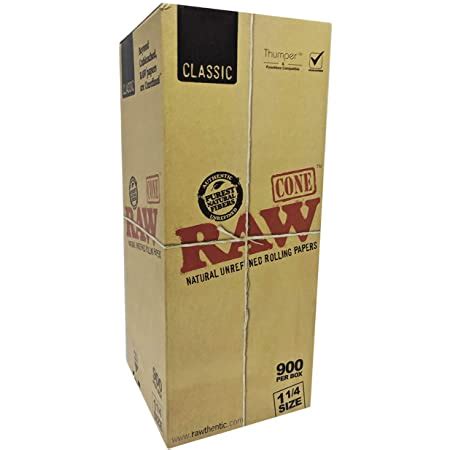 RAW CONE 1 1/4 SIZE 900 PER BOX – S & O Wholesale